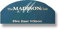 Photo of the Madison club awning.